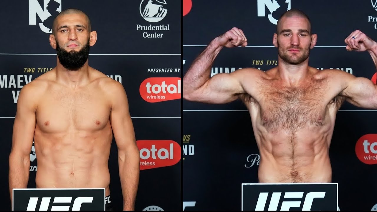 UFC 328 OFFICIAL WEIGH-INS: CHIMAEV vs STRICKLAND