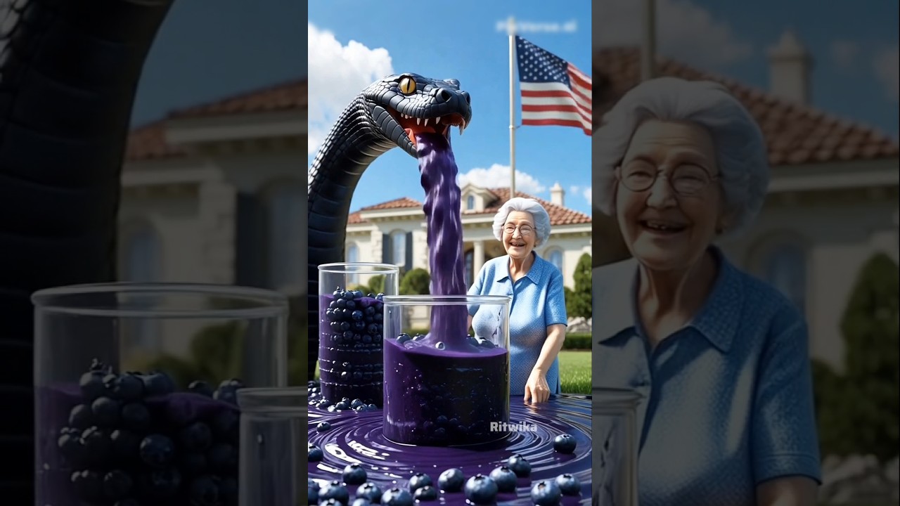 Grandma's Cobra Produces Massive Blueberry Juice π