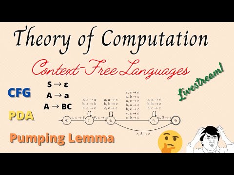 Context-Free Languages in 3.5 Hours (CFG, PDA, Conversions, Closure, Pumping Lemma)