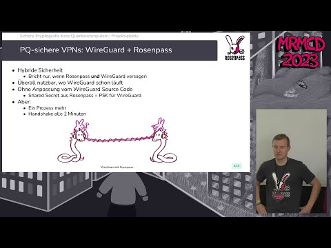 MRMCD2023  Rosenpass Update. Post Quantum Kryptographie in praktischer Anwendung.