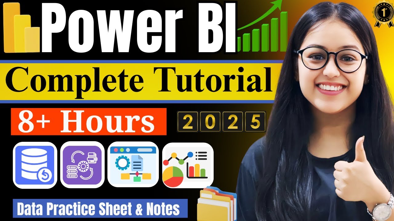 Power BI Complete Course in 8 Hours π | Master Data Visualization from Scratch
