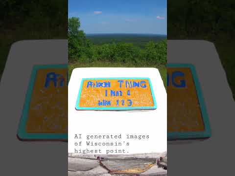 AI describes Wisconsin’s highest point!