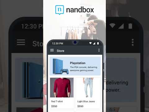 Create your Amazon like app with nandbox Native App Builder! #fyp  #nandbox  #native   #appbuilder