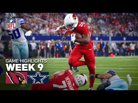 Arizona Cardinals vs Dallas Cowboys Game Highlights | 2025 NFL Season Week 9