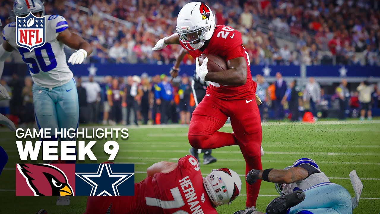 Arizona Cardinals vs Dallas Cowboys Week 9 NFL Game Highlights | 2025 Season