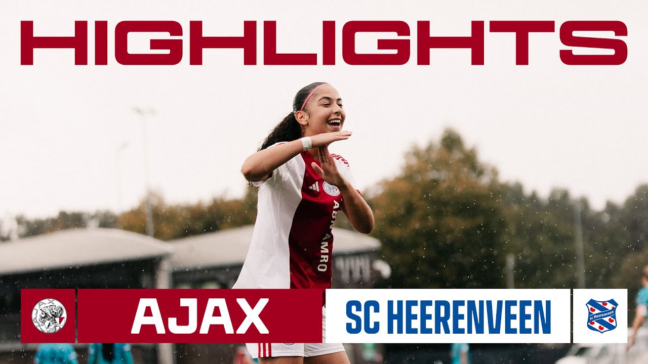 Touzani & Derks Score First Goals! ⚽️ | Highlights Ajax Vrouwen vs. sc Heerenveen