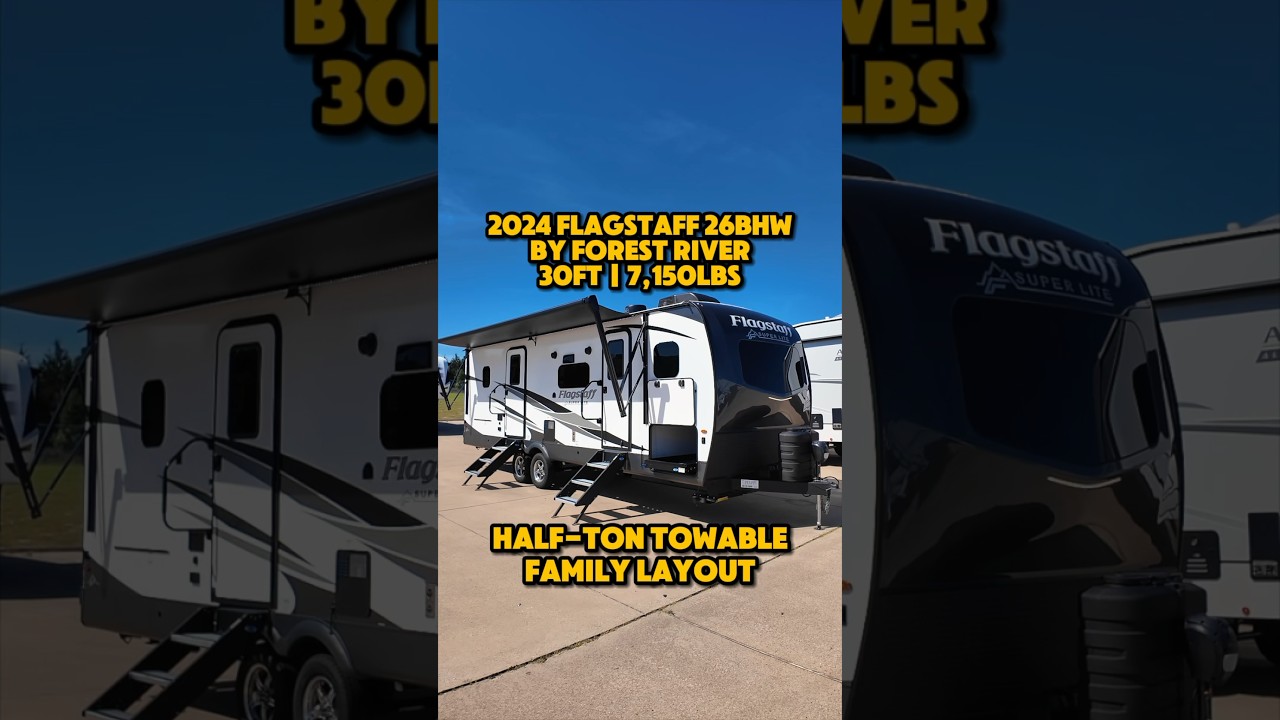 Top 30ft Family Camper: 2024 Flagstaff 26BHW 🚐