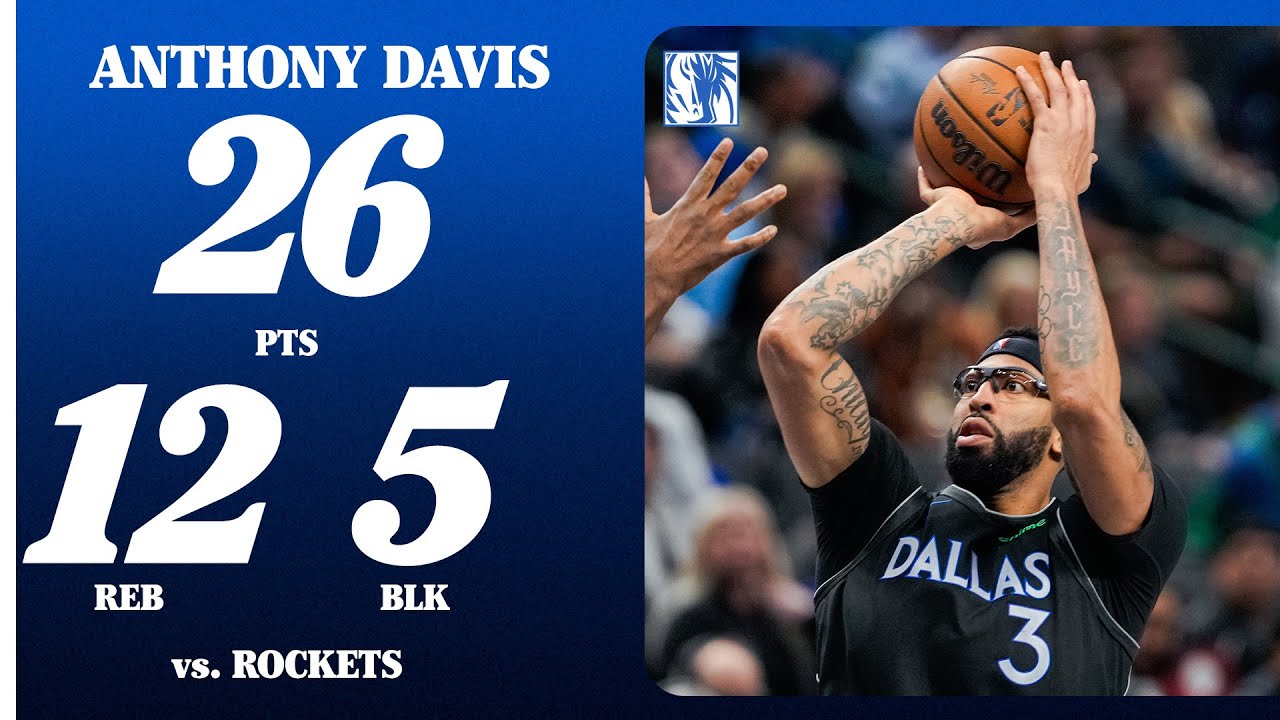 Anthony Davis's Big Night vs. Rockets 🏀