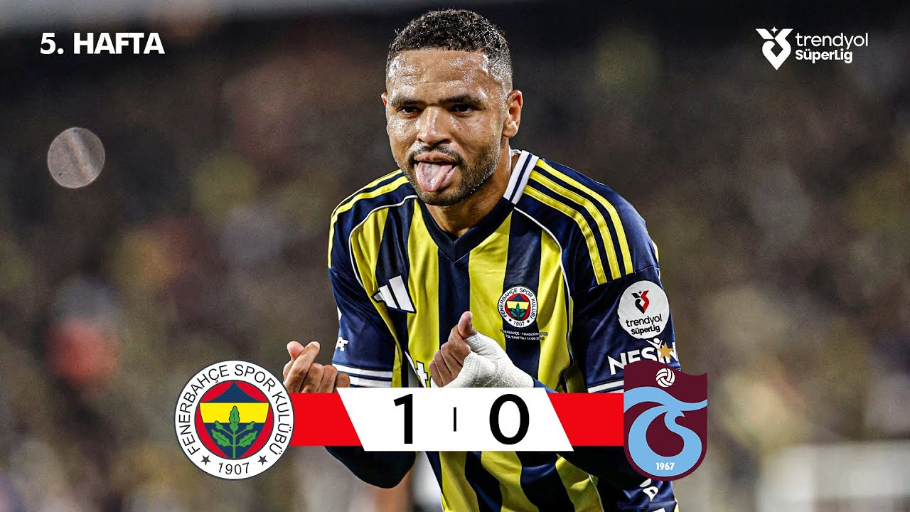 Fenerbahçe 1-0 Trabzonspor | Süper Lig 2025/26 Highlights & Özeti ⚽