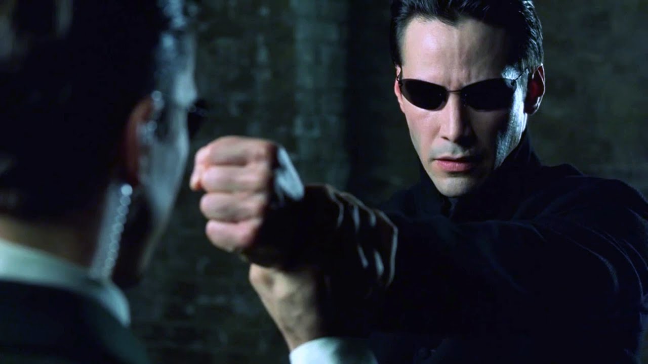 Neo Battles Agents in The Matrix Reloaded 🕶️
