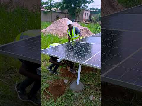 Du #soleil à l'eau... Commençons par le support et la pose des #panneaux #solaires! #Legenietech