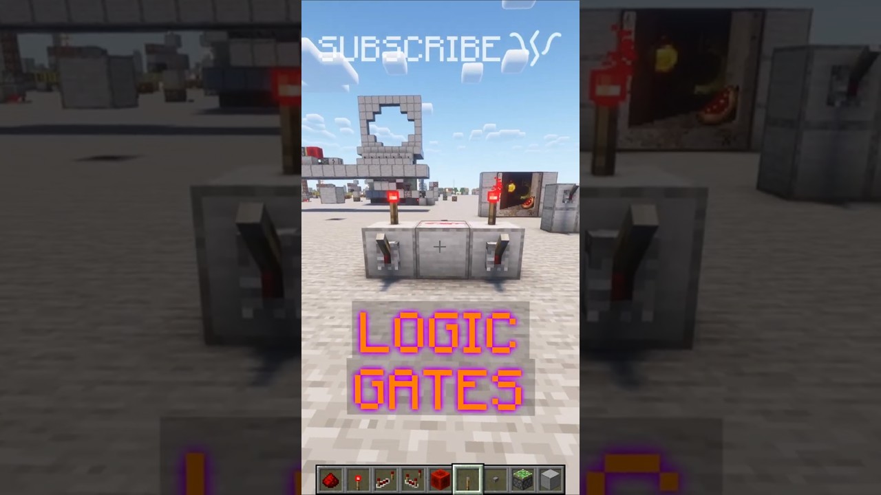 How to use LOGIC GATES like AND and OR! | Redstone with PsiVolt #minecraft #redstone