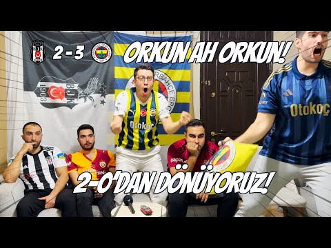 BEŞİKTAŞ - FENERBAHÇE DERBİ MAÇI TEPKİ VİDEOSU! #fenerbahçe #beşiktaş