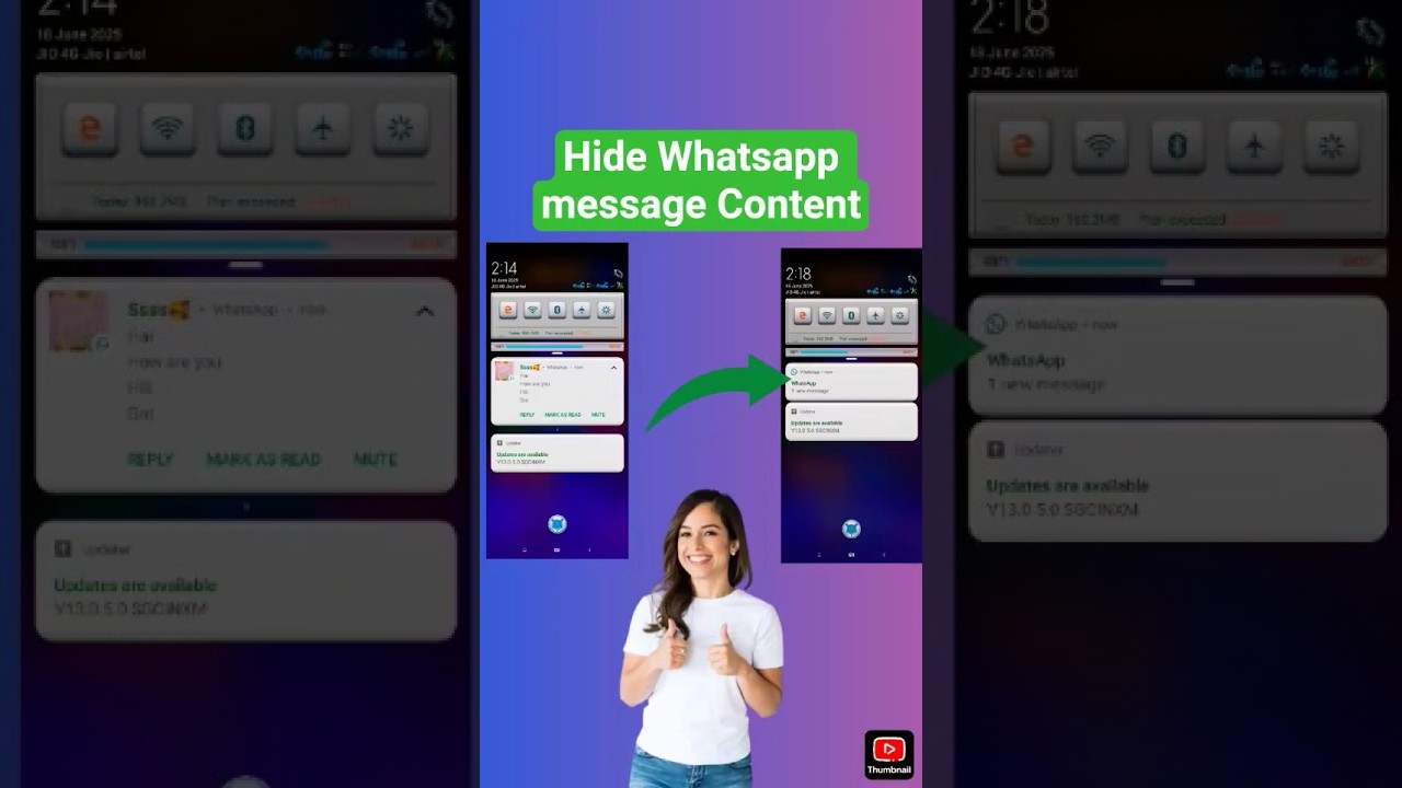 How to Hide WhatsApp Message Content in a Few Taps