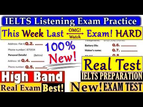 IELTS Listening Practice Test 2026 with Answers 📝