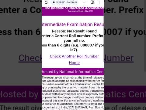 How to check ca inter result 2023🤫|Ca Intermediate result 2023 kese check kere🧐|Ca inter result 2023