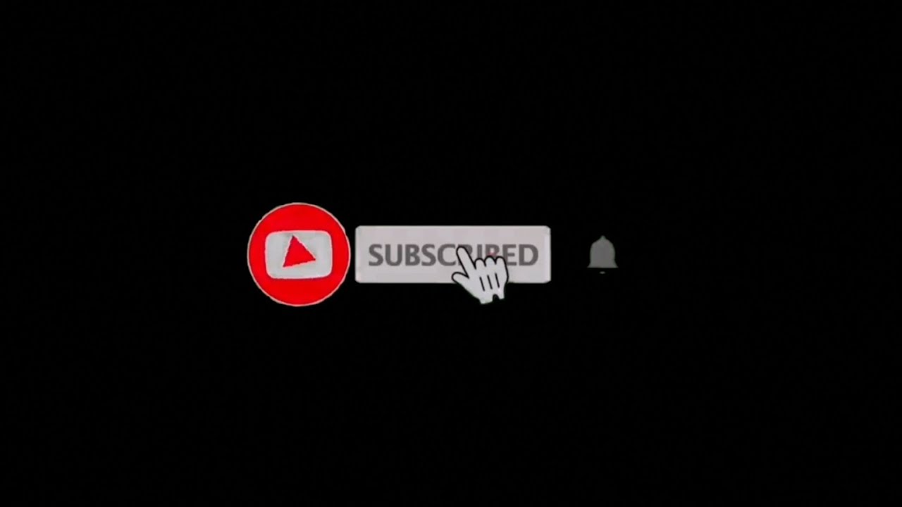 Youtube Black Subscribe button with bell | Free download link