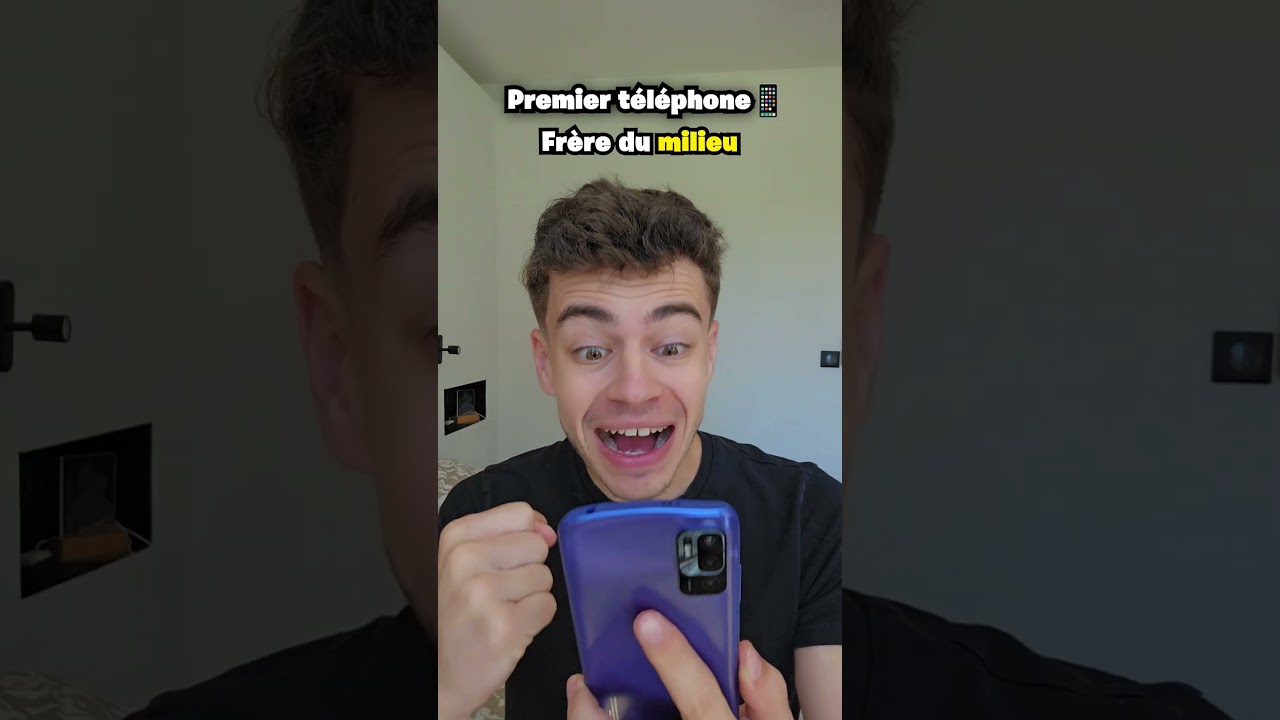 Premier téléphone du petit frère 📱