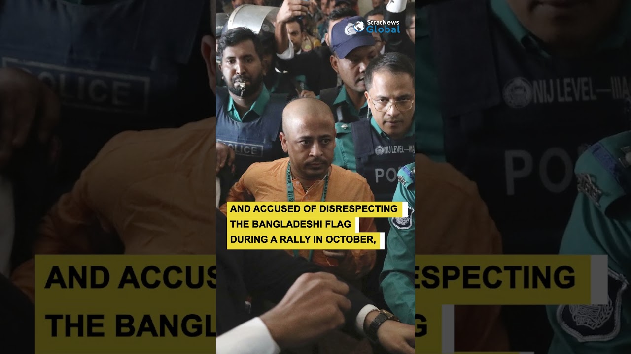 #India Questions #Bangladesh as #ISKCON Priest Chinmoy Krishna Das Faces Sedition Charges | #shorts