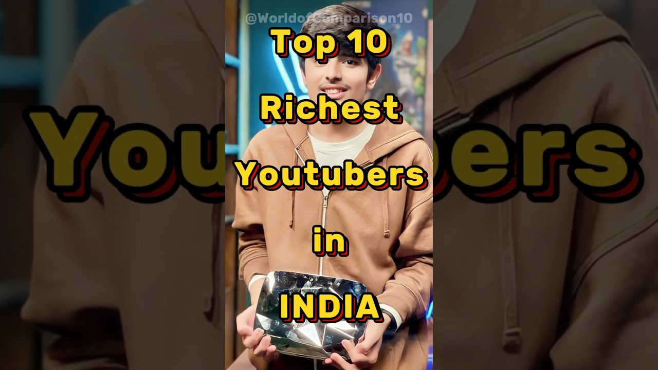 Top 10 Richest Indian YouTubers ๐ฎ๐ณ๐ฐ
