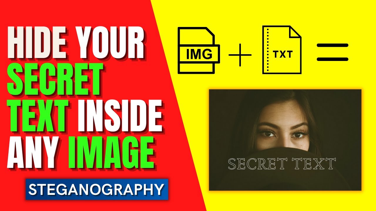 Secretly Hide Text Inside Any Image on PC & Mobile with Steganography 🔒