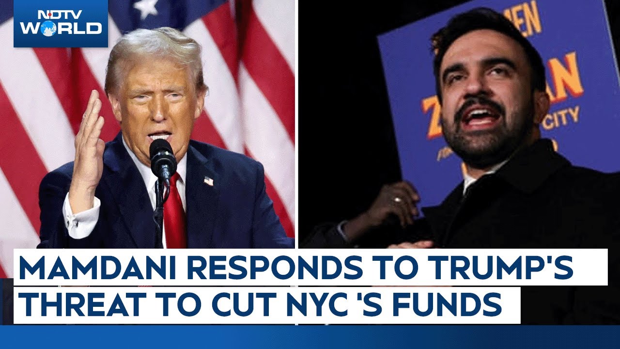 New York Mayor Elections | Zohran Mamdani Addresses Trump's Threat to Cut NYC Federal Funds