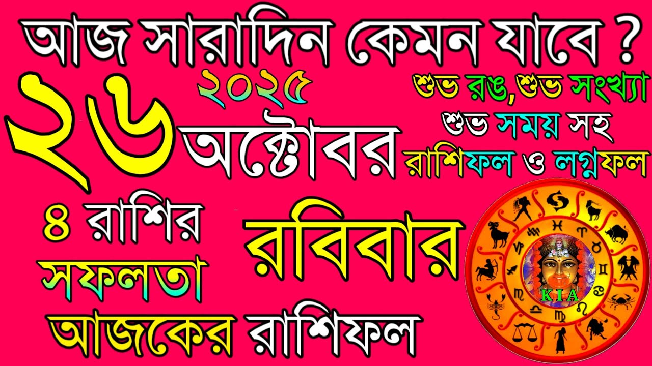 Today’s Rashifal 26 Oct 2025 ✨