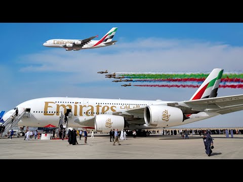 Dubai Airshow 2025 Opening with UAE Flypast ✈️