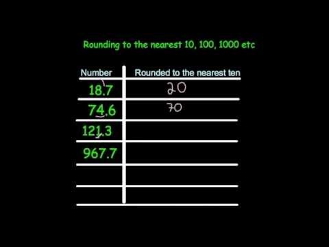 Rounding to the nearest ten - Corbettmaths