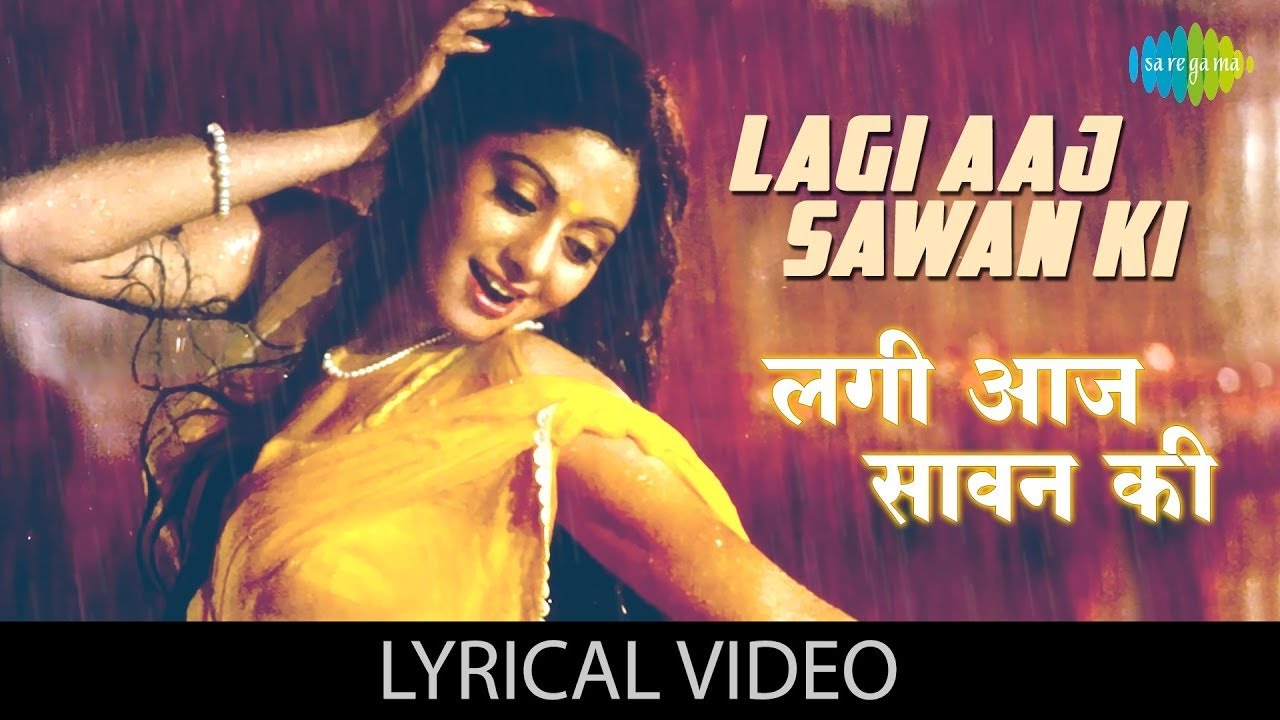 Lagi Aaj Sawan Ki | Chandni | Romantic Monsoon Song 🌧️
