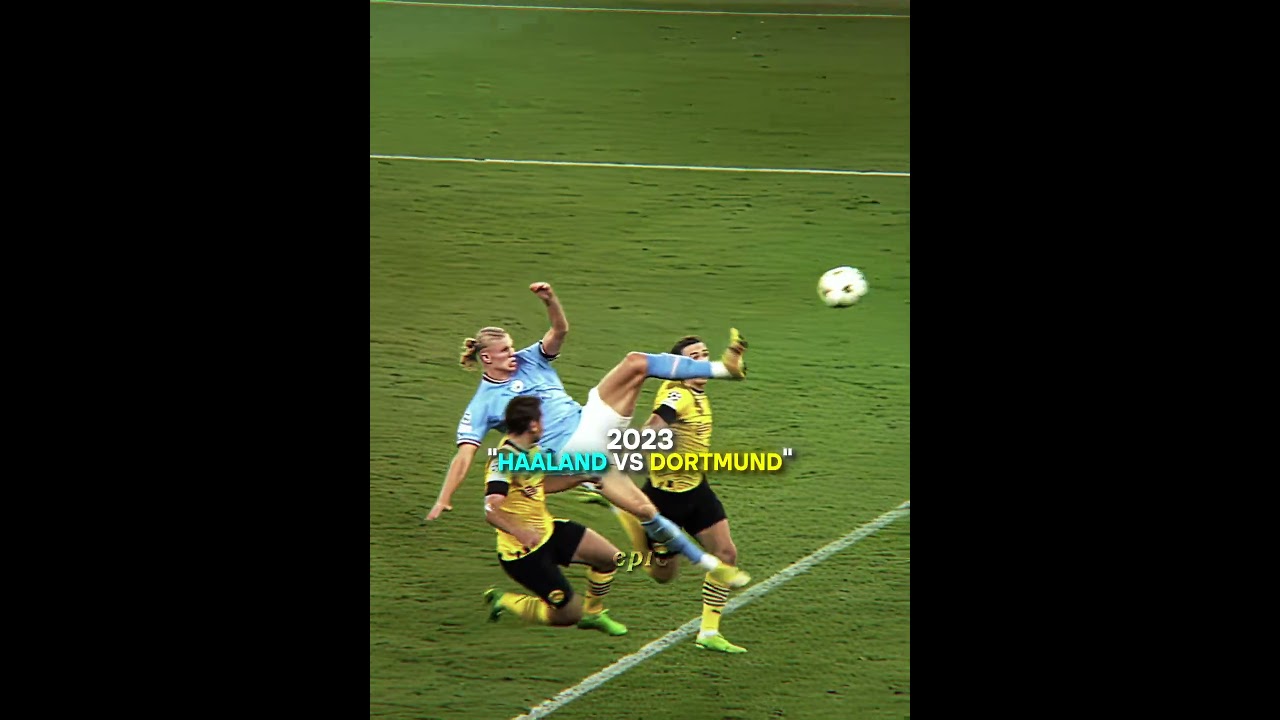 Erling Haaland's Jaw-Dropping Flying Goals Through the Years ⚽🔥