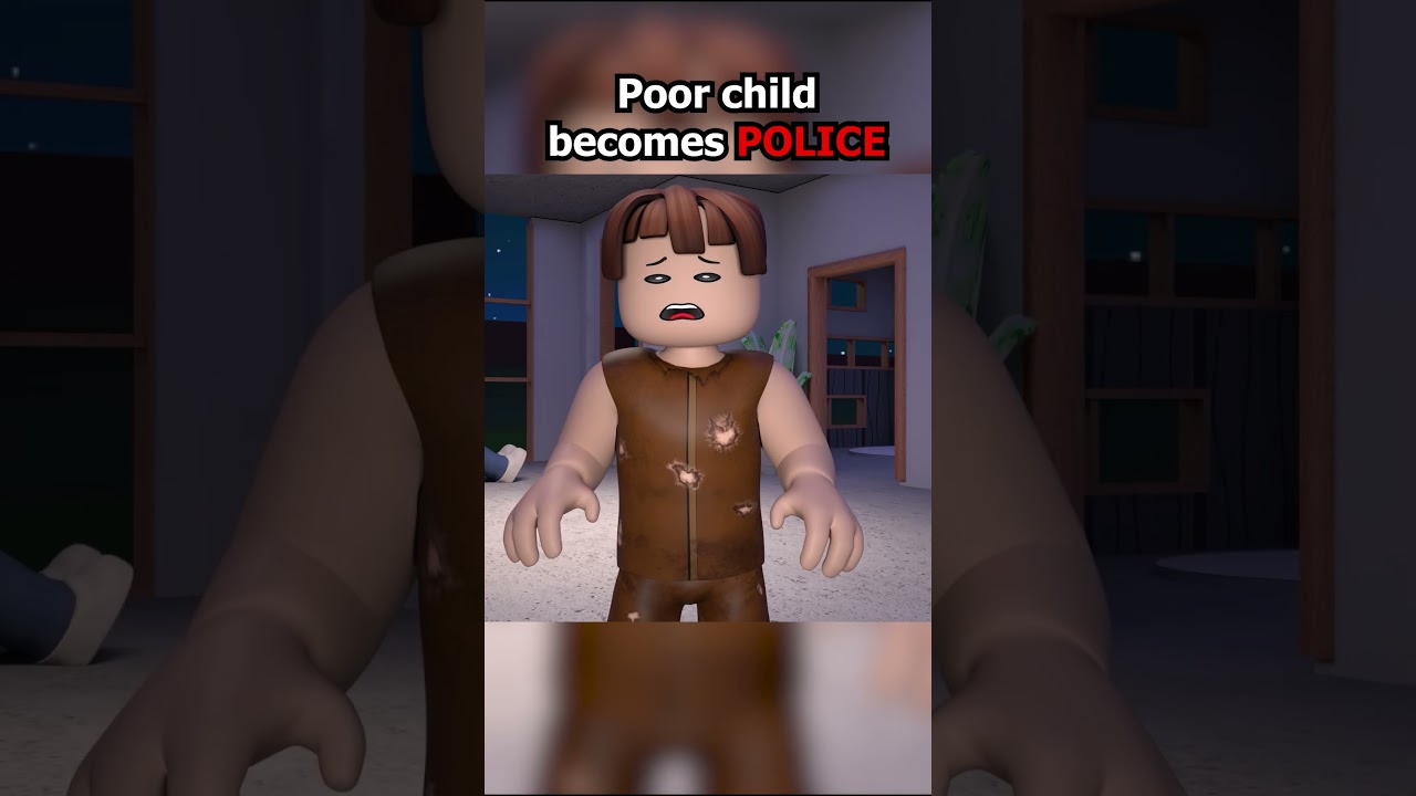 Poor Child Turns Cop in Roblox Animation 🚓
