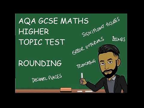 Rounding GCSE Maths (Higher) Topic Test 20mins (Exam Questions)