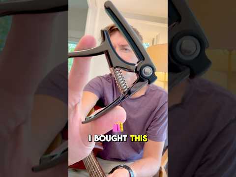 this capo has a hidden trick... 🎸👀🔥 #guitar #guitargear #beginnerguitartutorial