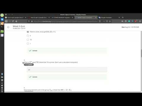 Coursera Cryptography University Of Maryland Quiz Week 5 Answer