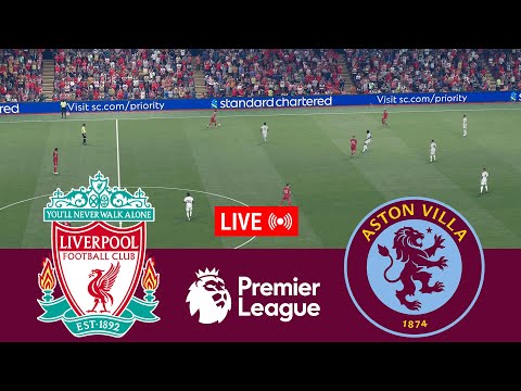 [LIVE] Liverpool vs Aston Villa Premier League 25/26 Full Match - Video Game Simulation