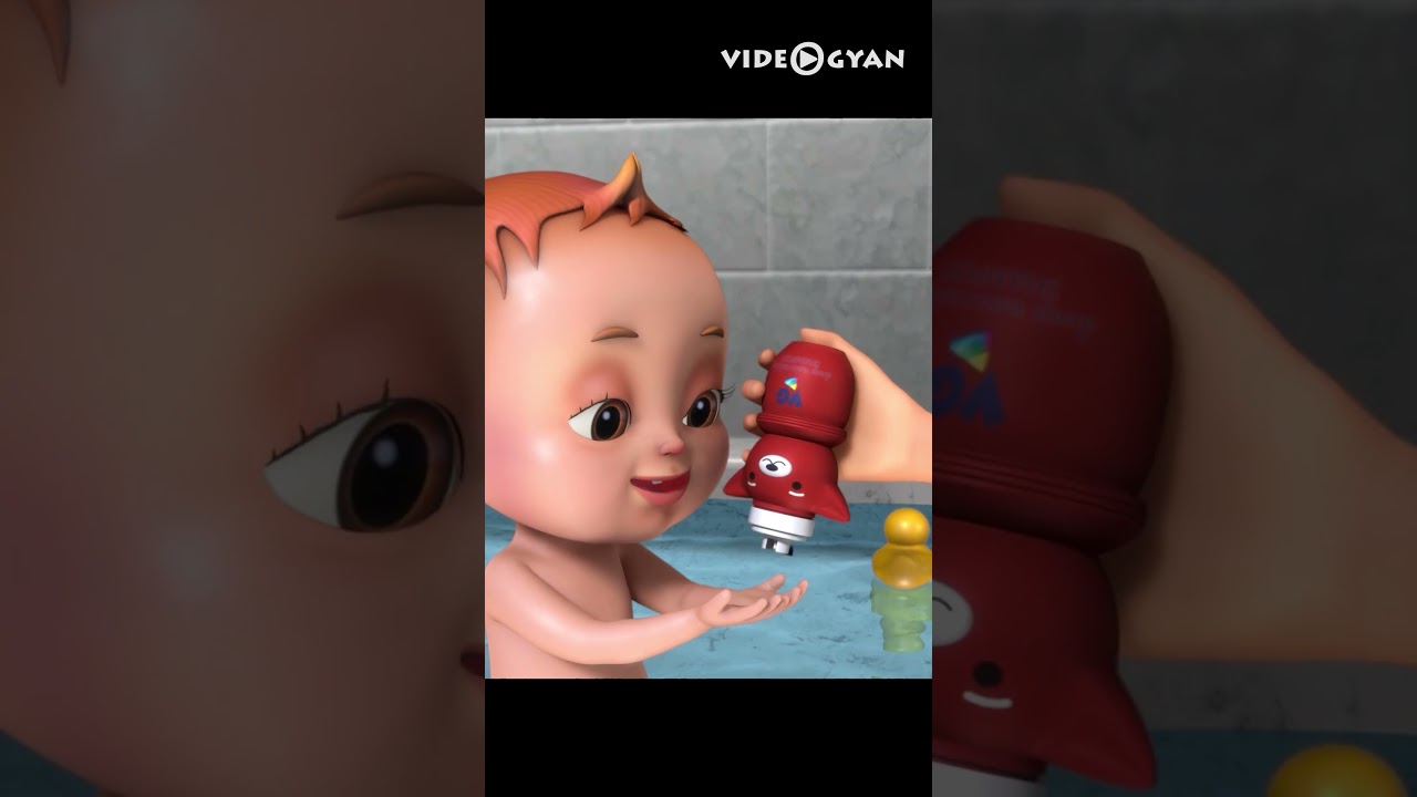 Bath Song Part 1 Telugu Shorts | Baby Ronnie | Minnu and Mintu Telugu Nursery Rhyme | #youtubeshorts