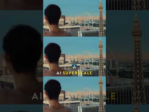 AI SuperScale in DaVinci Resolve