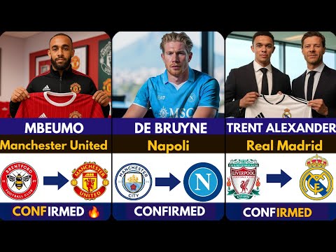 🚨THE LATEST CONFIRMED TRANSFER NEWS AHEAD OF SUMMER TRANSFER WINDOW 2025, Mbeumo 🔥, De bruyne ✅️