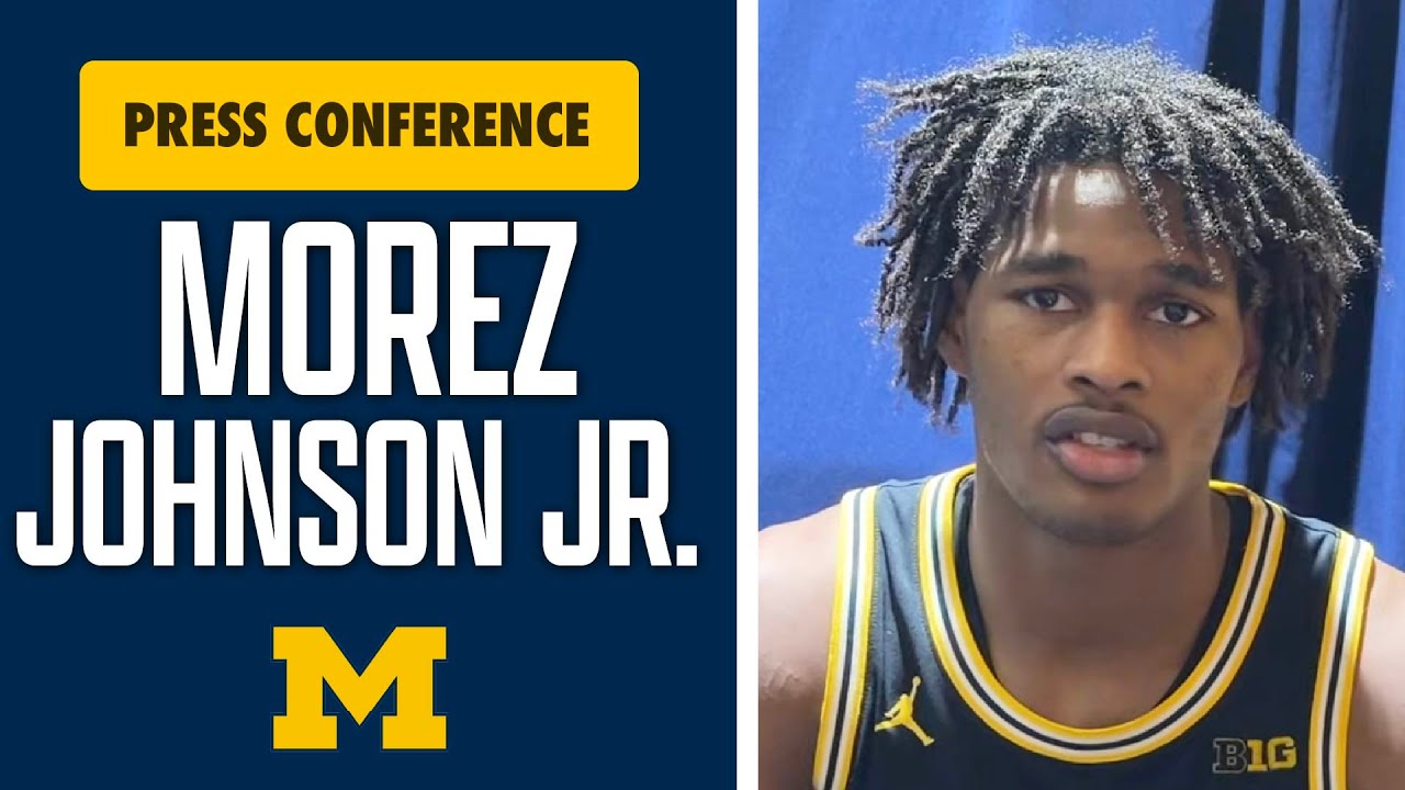 Morez Johnson Jr. On Michigan Basketball Win Over Nebraska I #goblue
