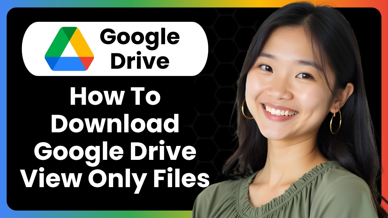 Download View-Only Files from Google Drive 📥