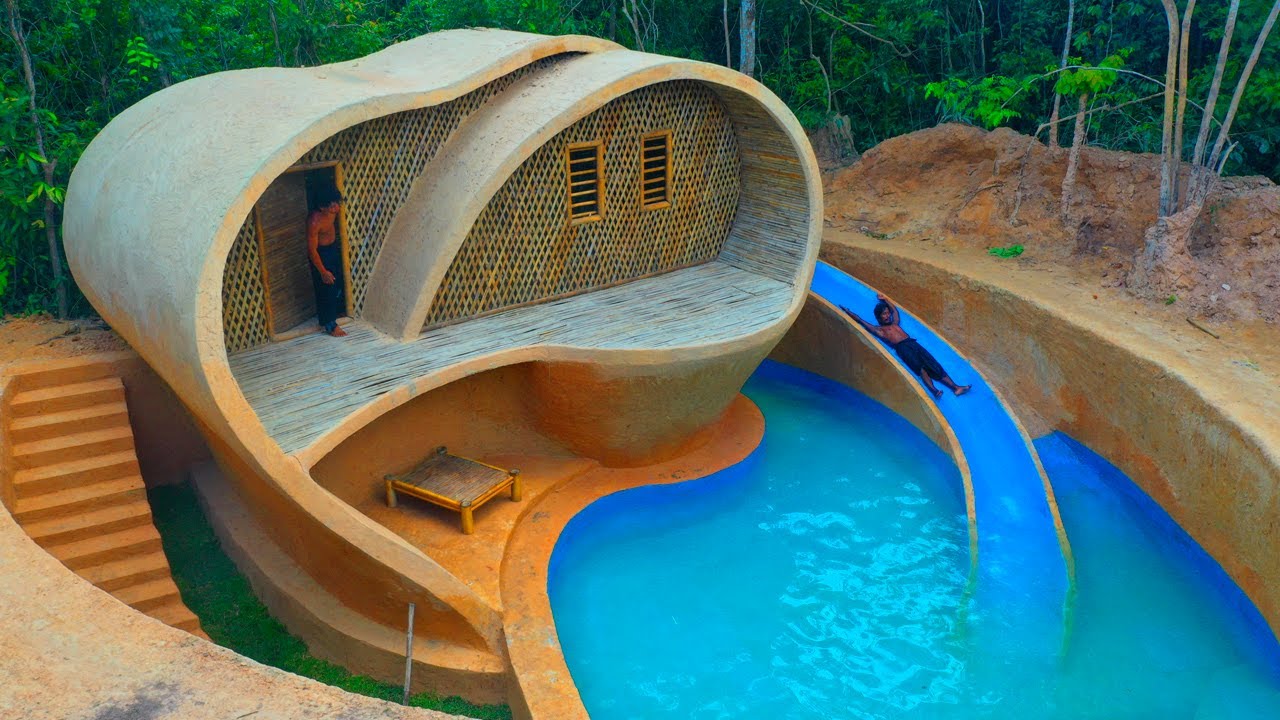 Transforming the Jungle: 365 Days to a Luxurious Underground Dream Home with Pool 🏡