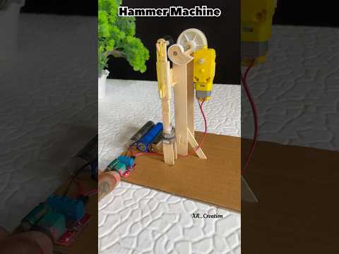 Power Hammer Dc Motor | #tech #dcmotor #youtubeshorts #motor #experiment #dcmotorproject