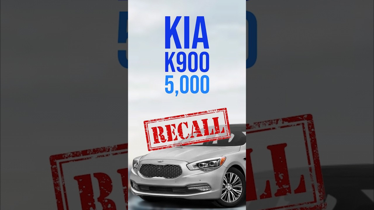 Kia K900 2015-2018 Fire Risk Recall🔥