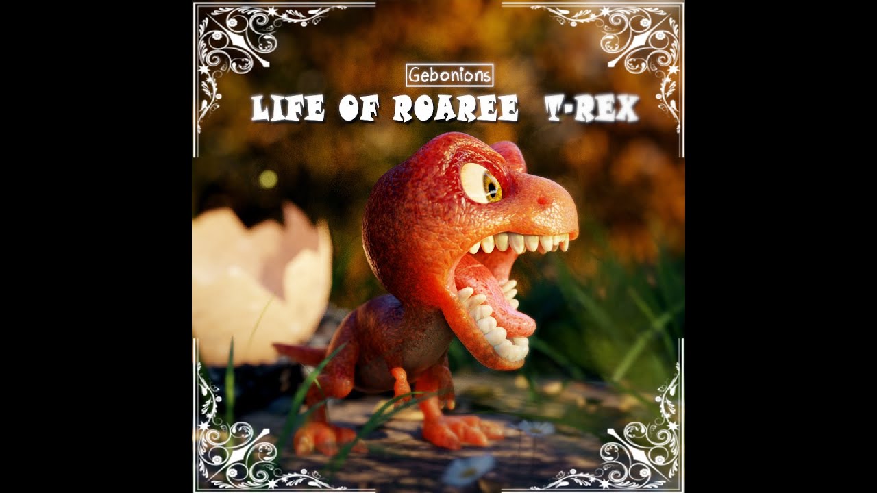 Roaree T-Rex Life in Blender 3.0 🦖