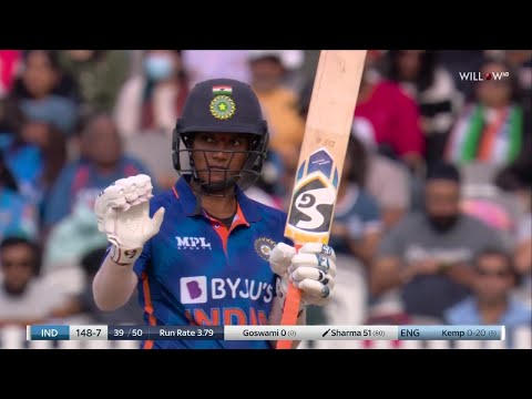 Deepti Sharma 68 runs vs England Women| 3rd ODI - England Women vs India Women