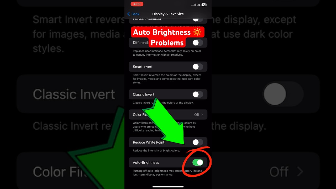 Fix Auto Brightness Issue on iPhone π±