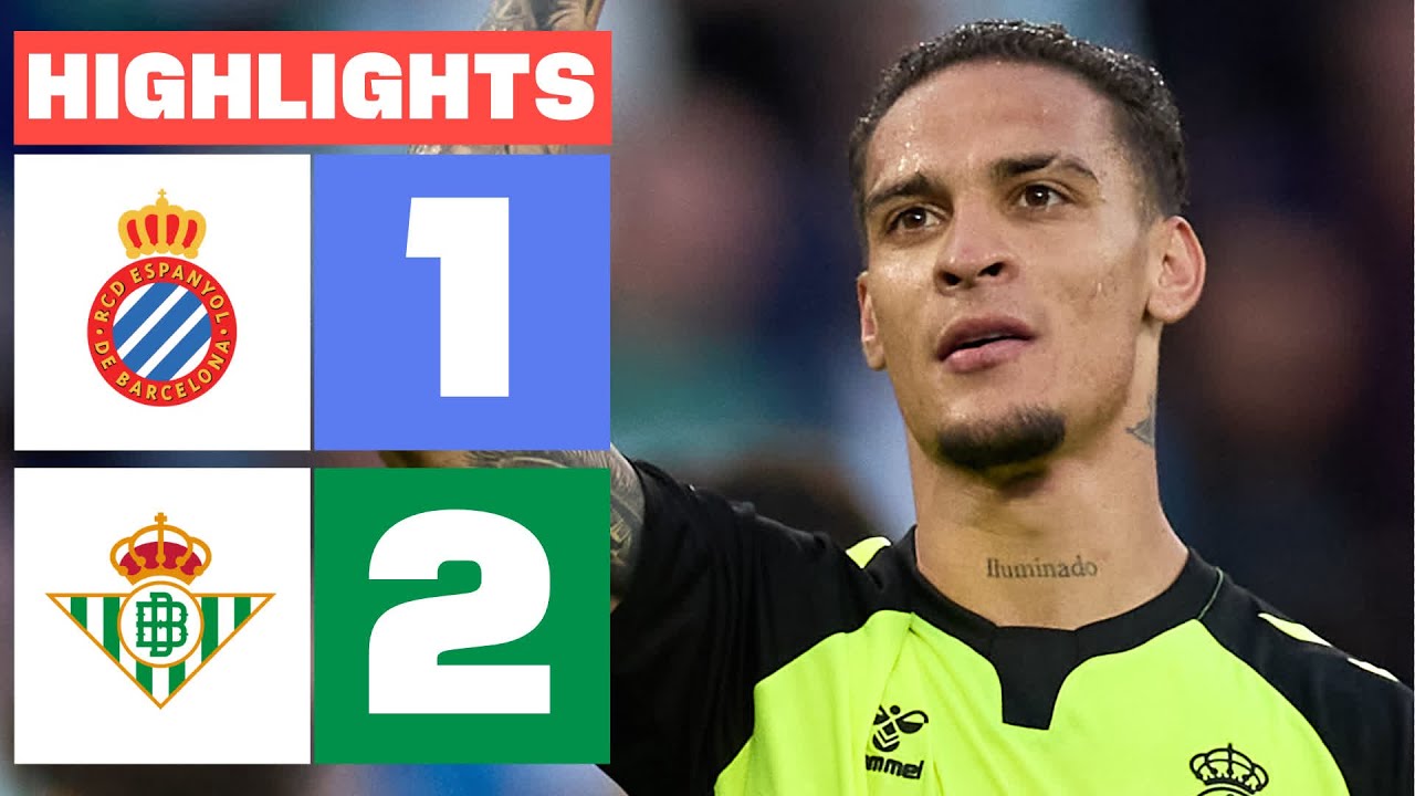 Betis Remonta y Gana en Espanyol 2-1 ⚽