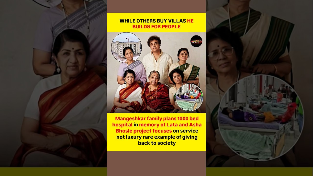 According to reports, the Mangeshkar family is planning a 1000-bed hospital in memory
