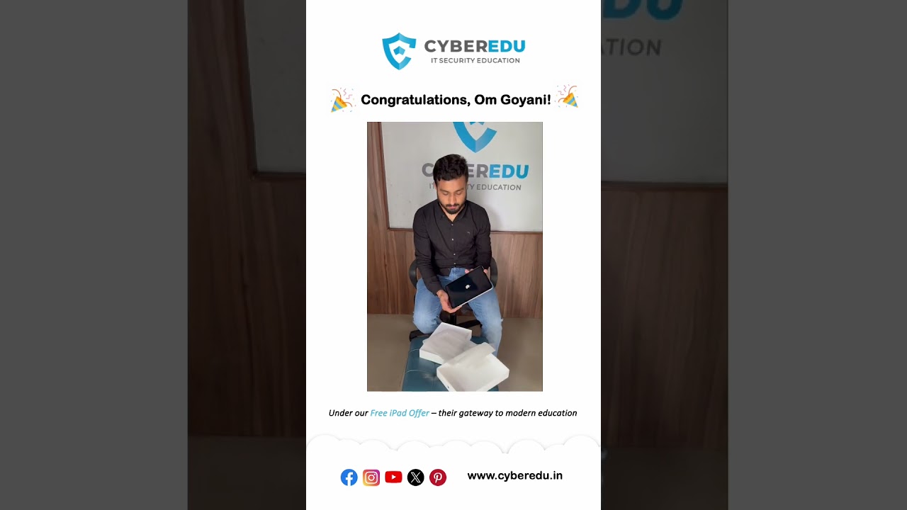 ipad offer in cyber security course